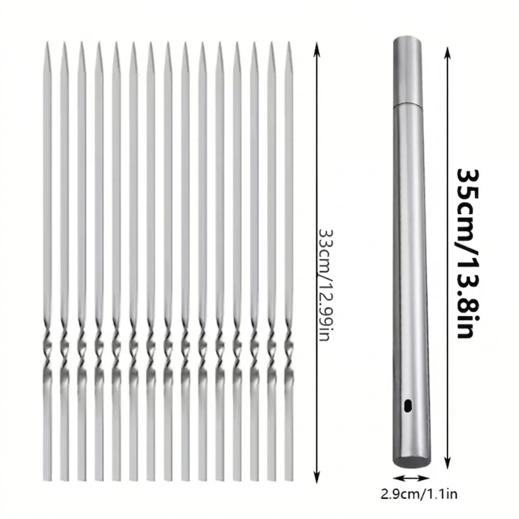 FLAMESKEWERS™  STAINLESS STEEL BRAAI SKEWERS